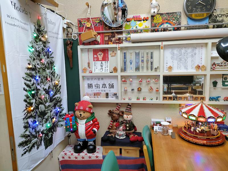 店内クリスマス飾り