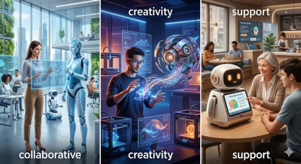 AIが描いたAI時代のイメージ画