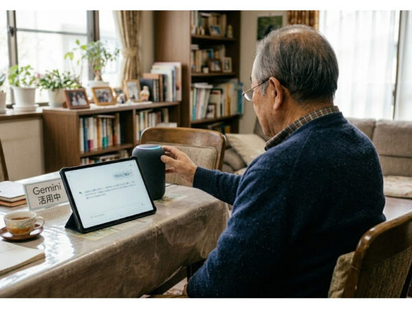 geminiで描いたAIお爺さん画像です。