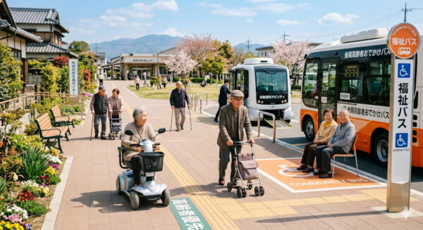 「後期高齢者の移動手段」のイメージ画描けますか?の初めの画