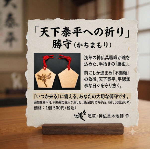 Gemini 作、「勝守」のポップデザイン